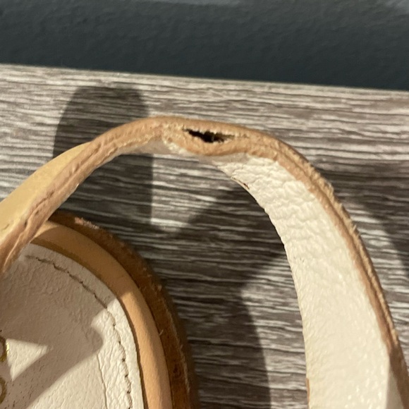 Cole Haan Analeigh Womens Size 5 Tan Leather Strappy Sandals Shoes W14371 - Picture 4 of 6